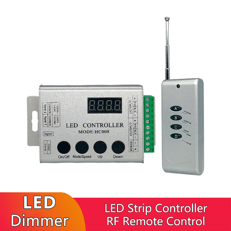 RF 4 Key Hc008 RGB LED Pixel Controller With 133 Effect Modes