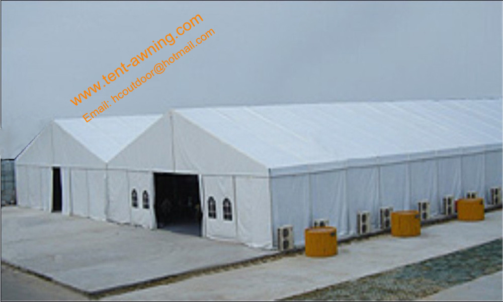 Outdoor Storage Tent Heavy Duty UV Resistance Aluminum Warehouse Storage Tents