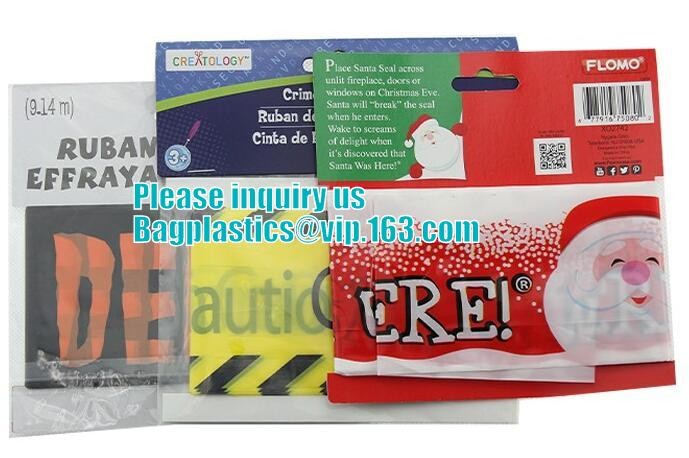pe no adhesive fright tape halloween Caution Tape yellow warning tape,Custom Printed Halloween Party Decoration Caution