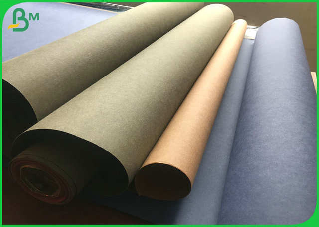 Glossy Black Washable Fabric Craft Paper / 0.3MM TO 0.8MM Untear Paper Roll