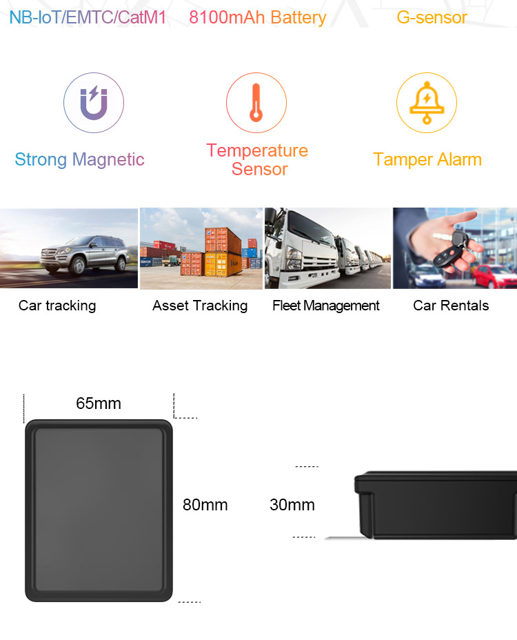 IP67 Waterproof wireless NB IoT new technology LTE-M gps tracker NT06E