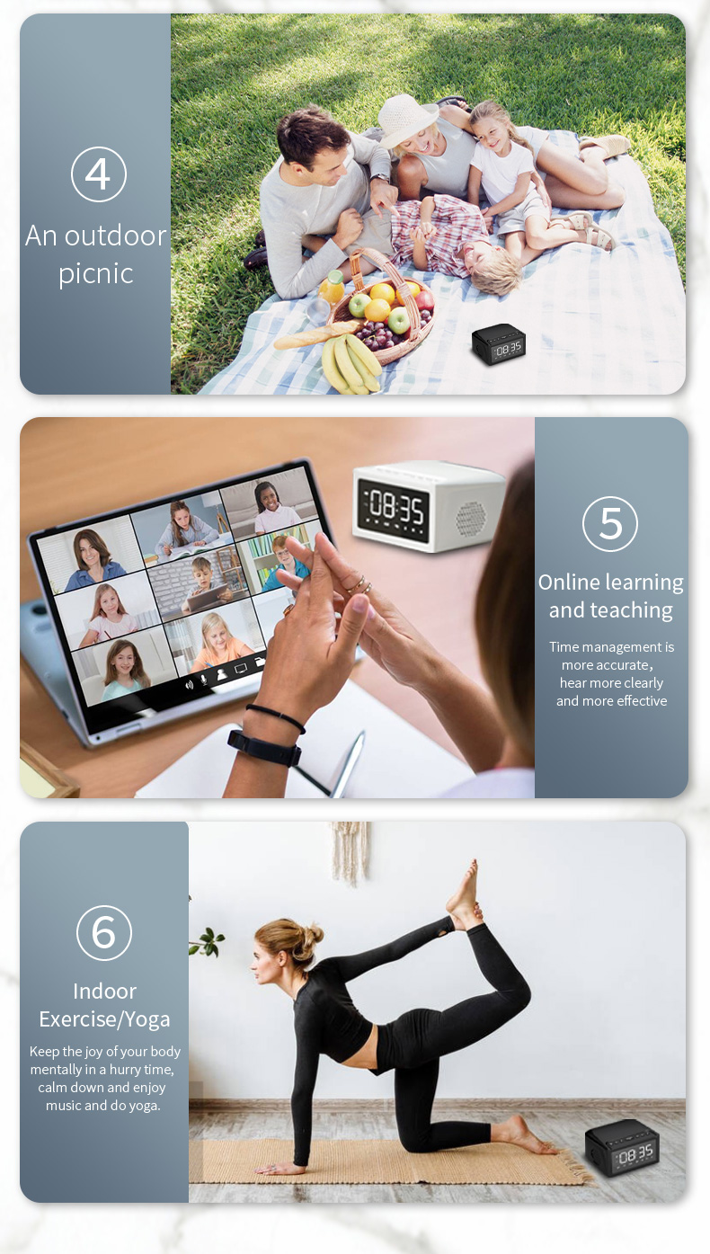 Wireless Charger For Mobile Phone Multifunction Intelligence And Blue Tooth Music Player