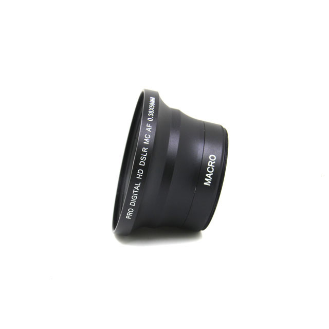 0.38X 58Mm High Definition Converter Lens , Professional Camera Lenses