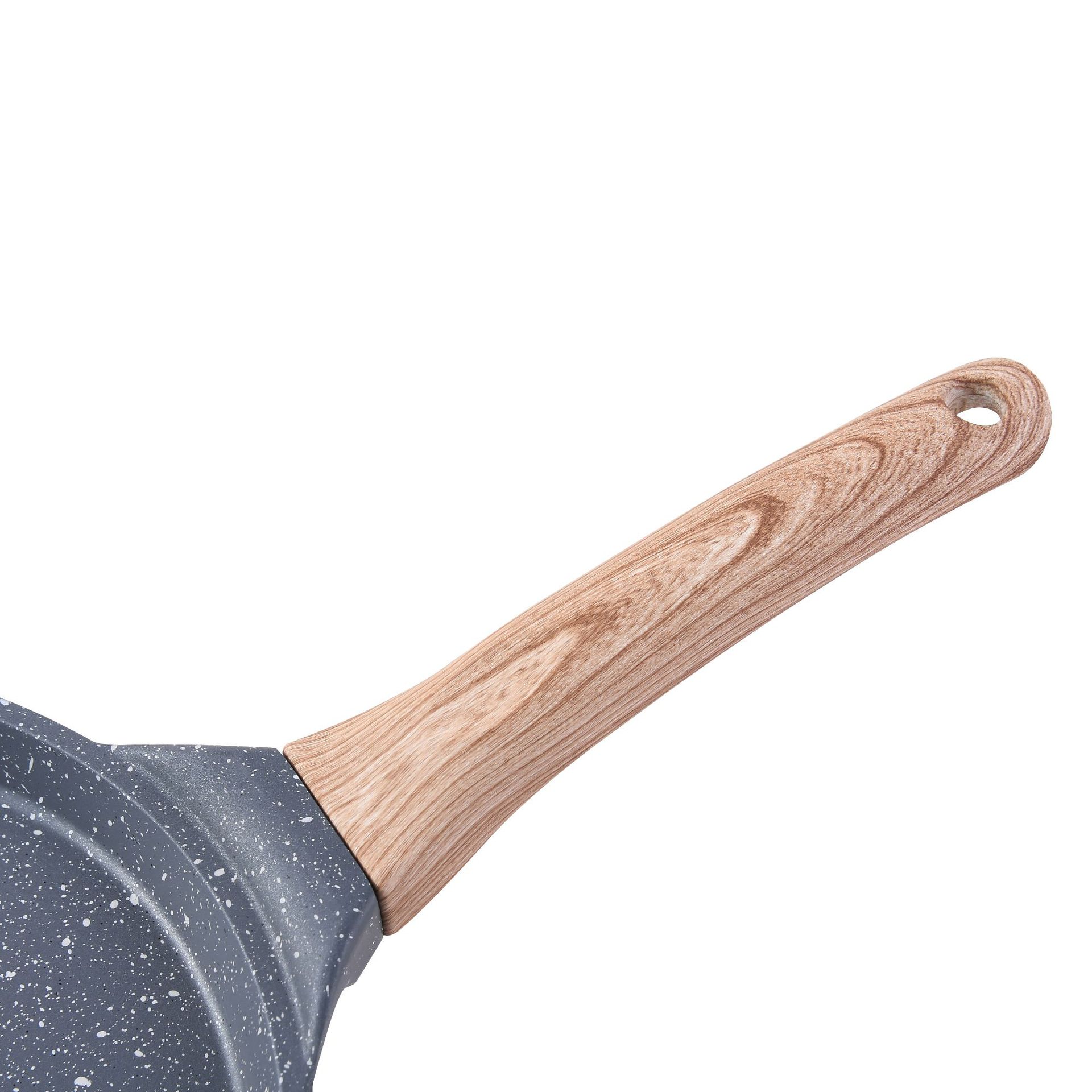 Widely Die Casting Round Shape Nonstick Coating Pizza Grill Pan
