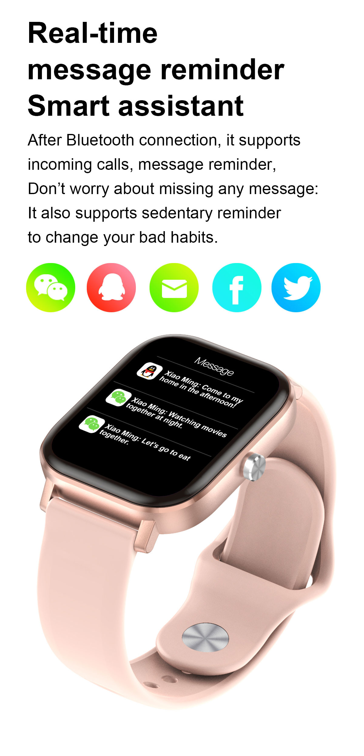 Smart Watch Men Calling 1.75 Inch 420*480P Screen Tracker Fitness Sport Women DT36 Smartwatch W26M
