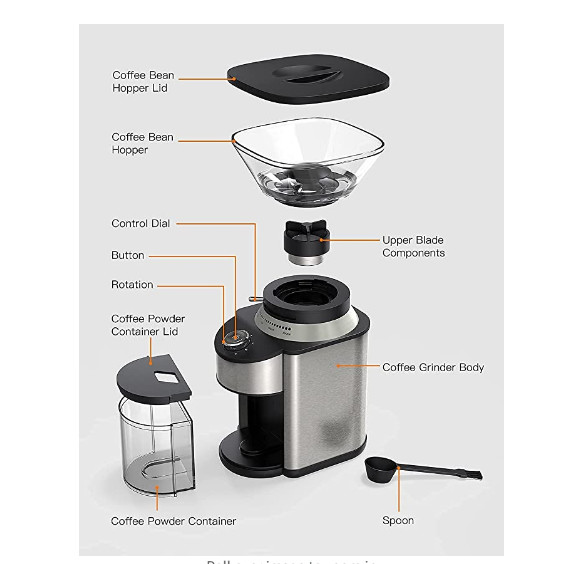 Automatic 200W Espresso Drip Coffee Maker SS304 New Design 19 Setting