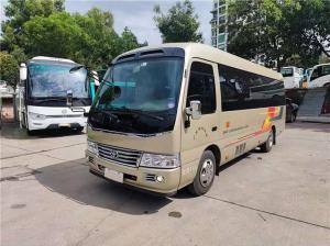 China 11 Seater Second Hand Toyota Coaster Mini Bus With Manual Transmission on sale