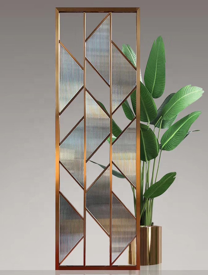 Hotel Office Modern Room Divider Panels Partition 304 316 Stainless Steel