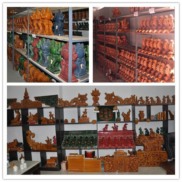 Colored Ceramic Chinese Glazed Roof Tiles Decoration Asian Wooden Gazebo Roof Tiles