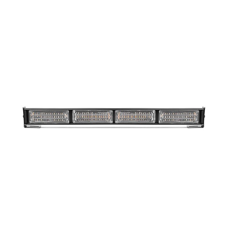 Emergency Light Bars Traffic Advisor LED Strobe Amber White Light Bar Kit Rainproof Warning Caution Turn Signals 12V