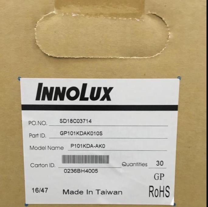 P101KDA-AK0 Innolux 10.1" 1200(RGB)×1920 400 cd/m² INDUSTRIAL LCD DISPLAY