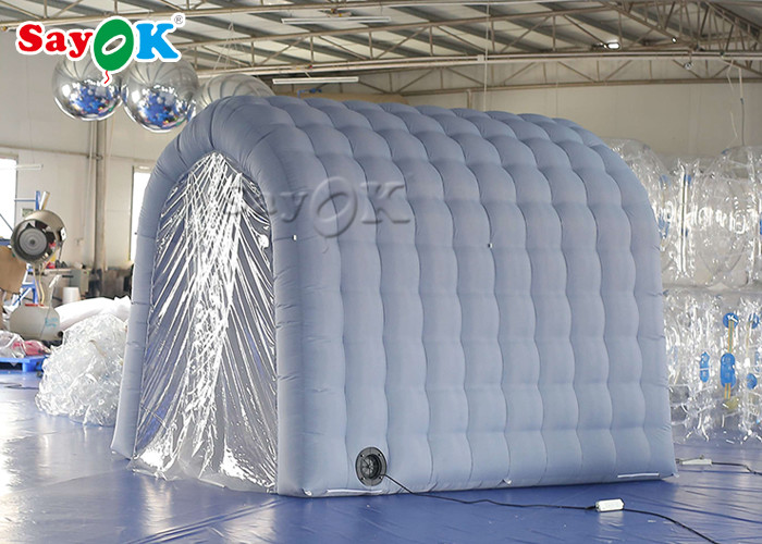Gray Inflatable Medical Tent Disinfection Tunnel For Hospital Equipment