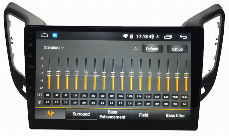 Ouchuangbo auto dvd stereo gps navi android 9.0 for Changan CS15 with video BT USB 8 Cores CPU