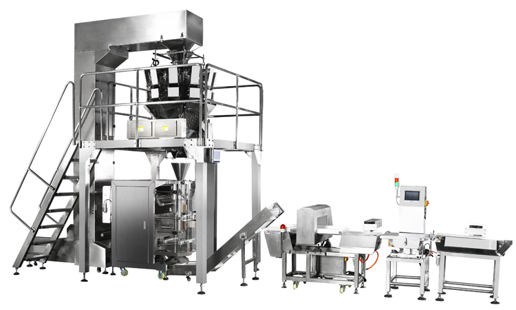 4 Side Seal VFFS Packing Machine MultiFunction Automatic Pillow Type