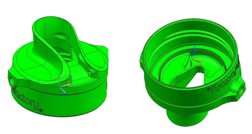 LKM738H Custom Plastic Parts , Injection Molded Parts Bottle Top USA Brand