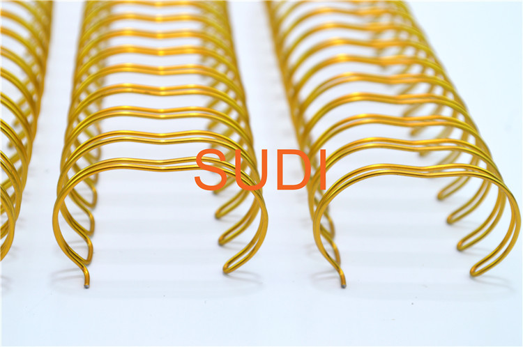 High Gloss 1-3/4 Inch Wire Spiral Binding Coils For Schoolbook