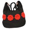 Buy cheap Handmade handbag hobo women black medium bag from wholesalers