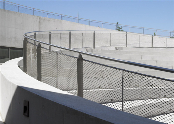 7x19 Balcony Ss Rope Mesh 40x40mm 60 Degree Angle