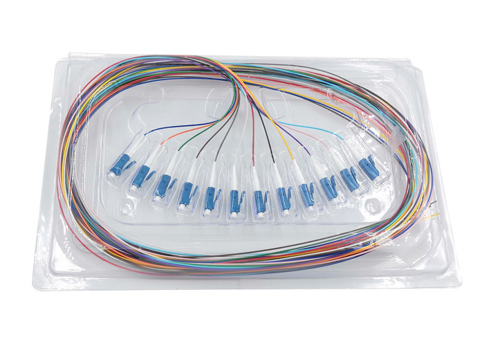 LC/UPC 12 Core Colors SM Patch Cord Fiber Patch Cables G652D G657A1 G657A2 1m 1.5m