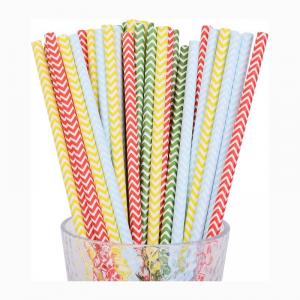 China Environmental Friendly Paper Biodegradable Straws For Cocktail Drinking on sale