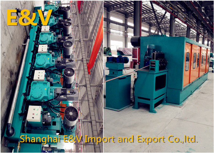 High Speed 20mm - 8mm Two Roll Mill Machine 2.5 Ton/Hour With 10 Stands