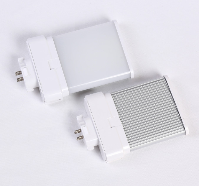 Commercial Lighting 4 Pin LED Bulb Milky Cover Energy Saving 125 * 81MM