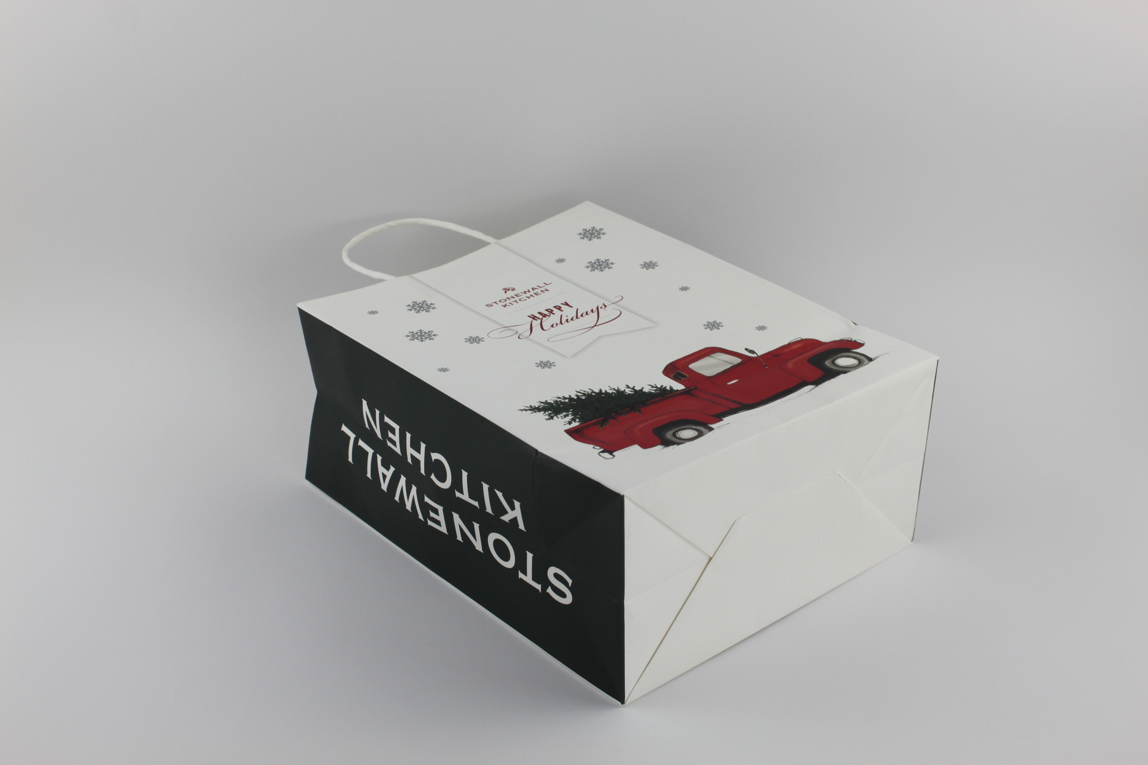 Embossing Textured 30-160gsm Food Kraft Paper Bag For Grocery Shopping