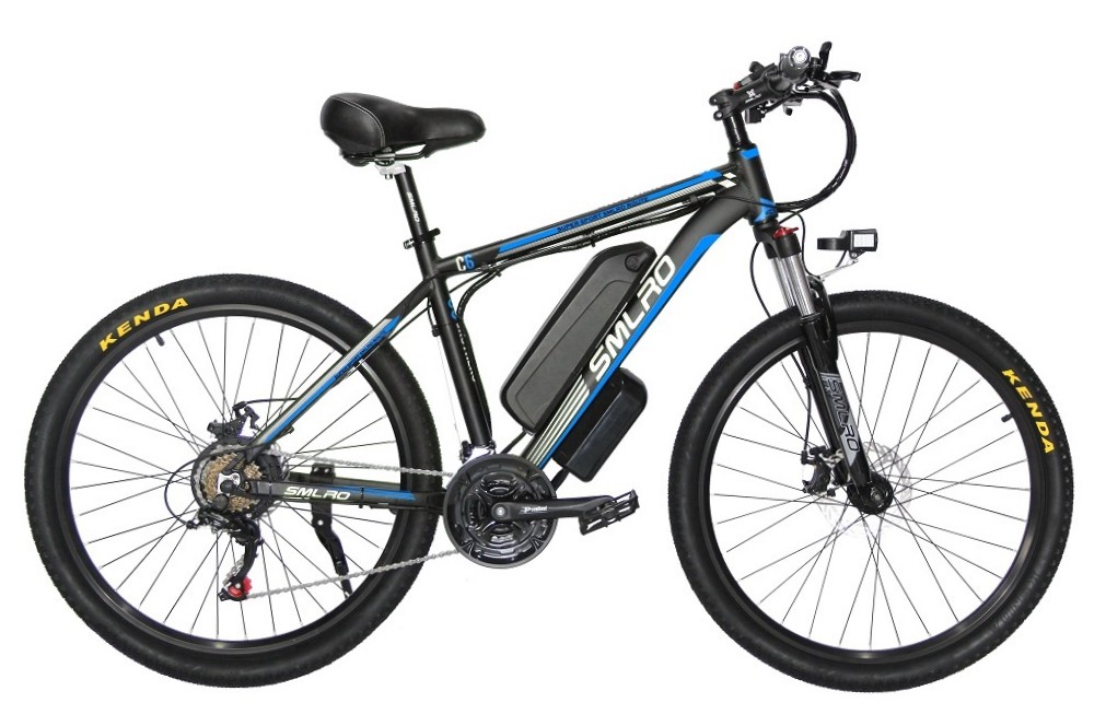 Battery Operated 26 Electric Mountain Bike 48V With 21 Speed Gear
