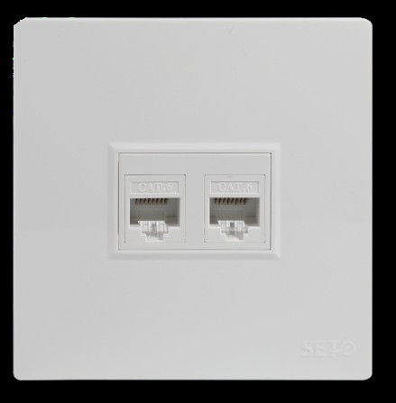 unShielded CAT6 RJ45 Socket - 23% Lower EMI for Factory Automation (TIA-568 )compliant