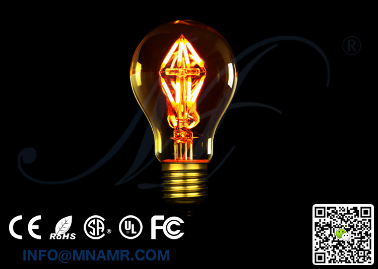 4 Watts A19 LED Light Bulbs Edison Warm White Stark White Cold White Omni-Directional 25W Incandescent Equal