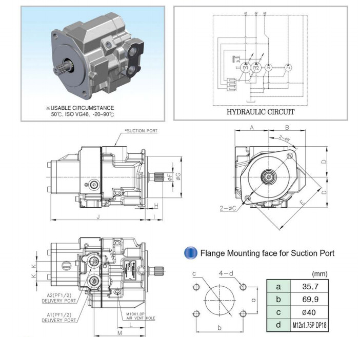 AP2D18-G2SP-10.5/5.5 Rexroth Excavator Hydraulic Pump Assy 13T Main Pump