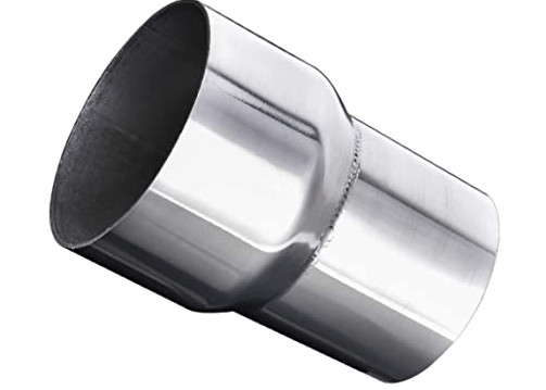 Aluminized Steel 2 Inch Id 3 Inch Od Exhaust Pipe Adapter Mirror Polished