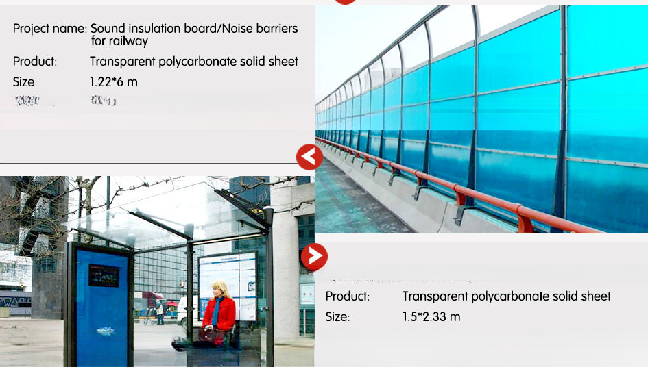 PC-122M Polycarbonate Solid Sheet 1.5-15mm Thickness With RHOS Certification