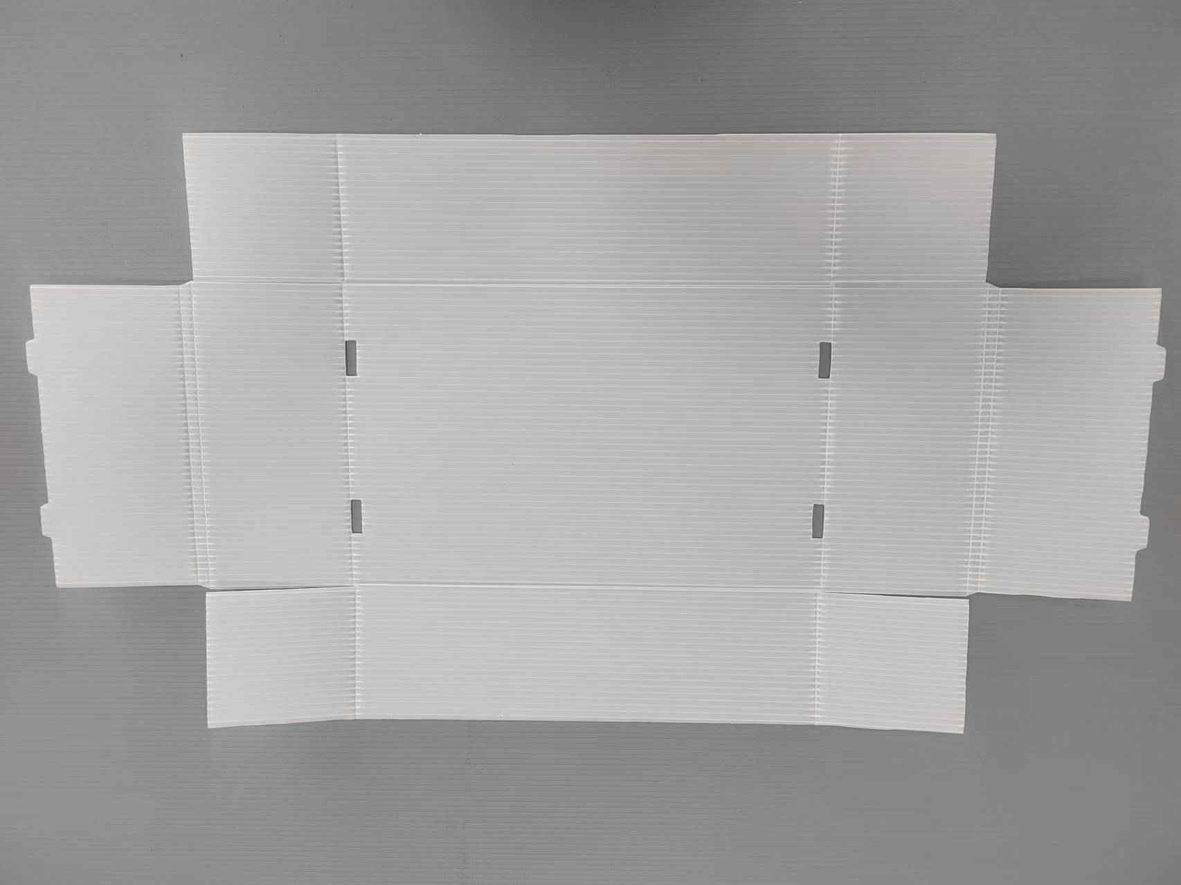 PP Corrugated Plastic Shipping Boxes Box 50lbs Hardness Plastic Crate