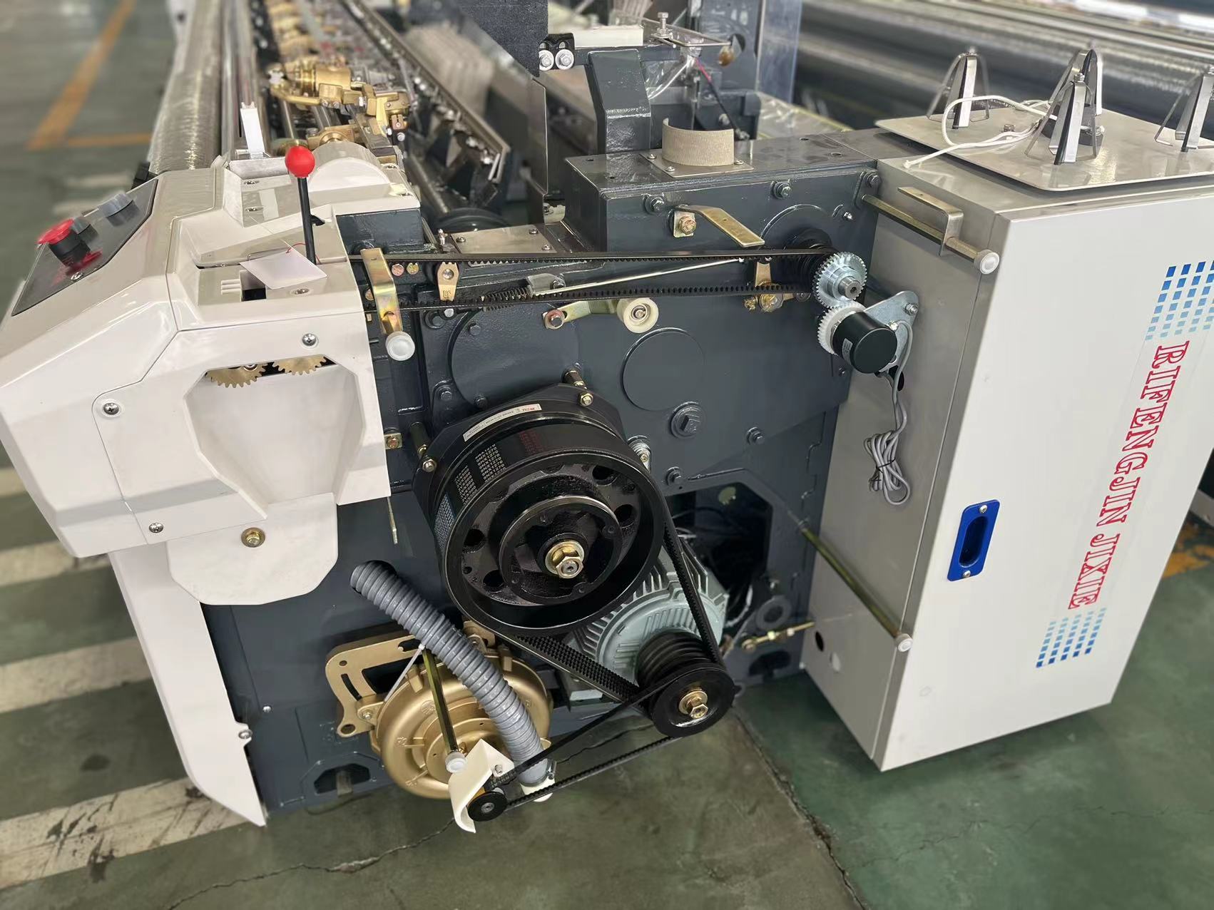 Weft Nozzle Weaving Machine Small Dobby Rapier Loom 190cm Shuttleless Loom Machine