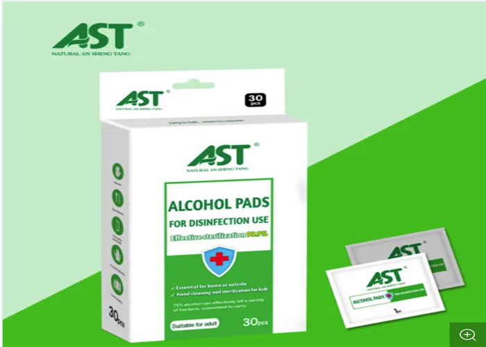 35 - 70gsm Alcohol Based Cleaning Wipes , Medical Cleaning Wipes With Flavor