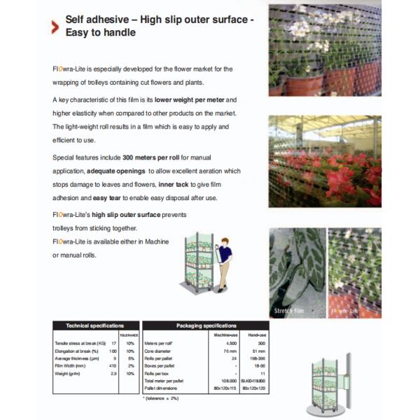 Pallet Shrink Wrap Perforated machine stretch film for food pallet wrapping,ventilated stretch film for fruits/flowers