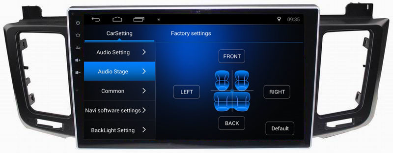 Ouchuangbo car gps navi dual zone stereo android 8.1 for Toyota RAV4 2013 with USB SWC 1080P Video Blluetooth radio