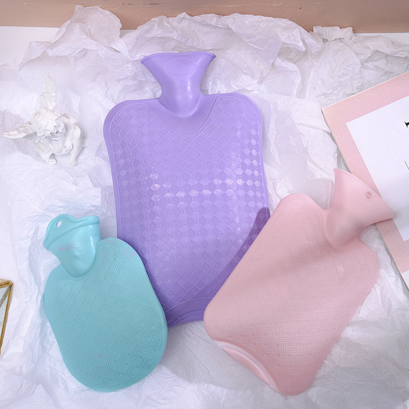 Soft Rubber Hot Water Bottle With Cover , Hot Water Bag 3 Litre For Cramps Pain Relief