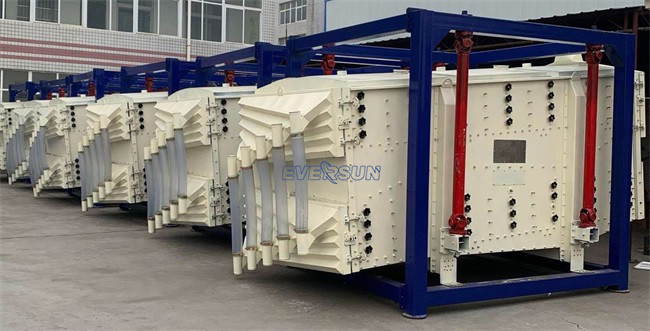 Large Output Multilayer Graded Square Gyratory Sifter For Magnetic Materials