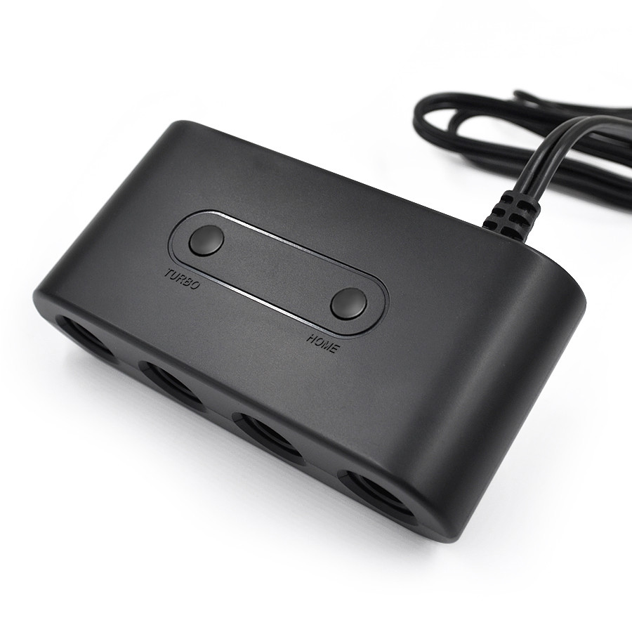 New High Quality 3in1 4 Ports USB Gamecube NGC Controller Adapter For Nintendo Switch/Wii U/PC