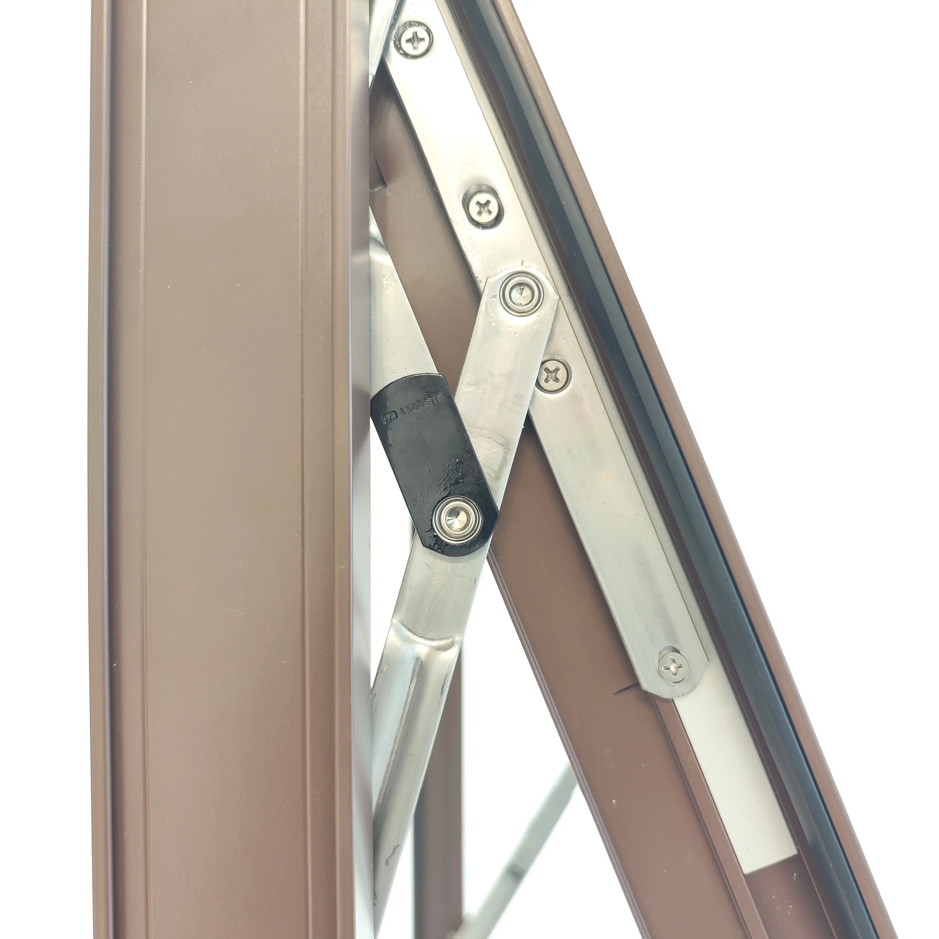 Seamless Double Glazed Aluminum Frame Awning Windows For Bathroom Kitchen