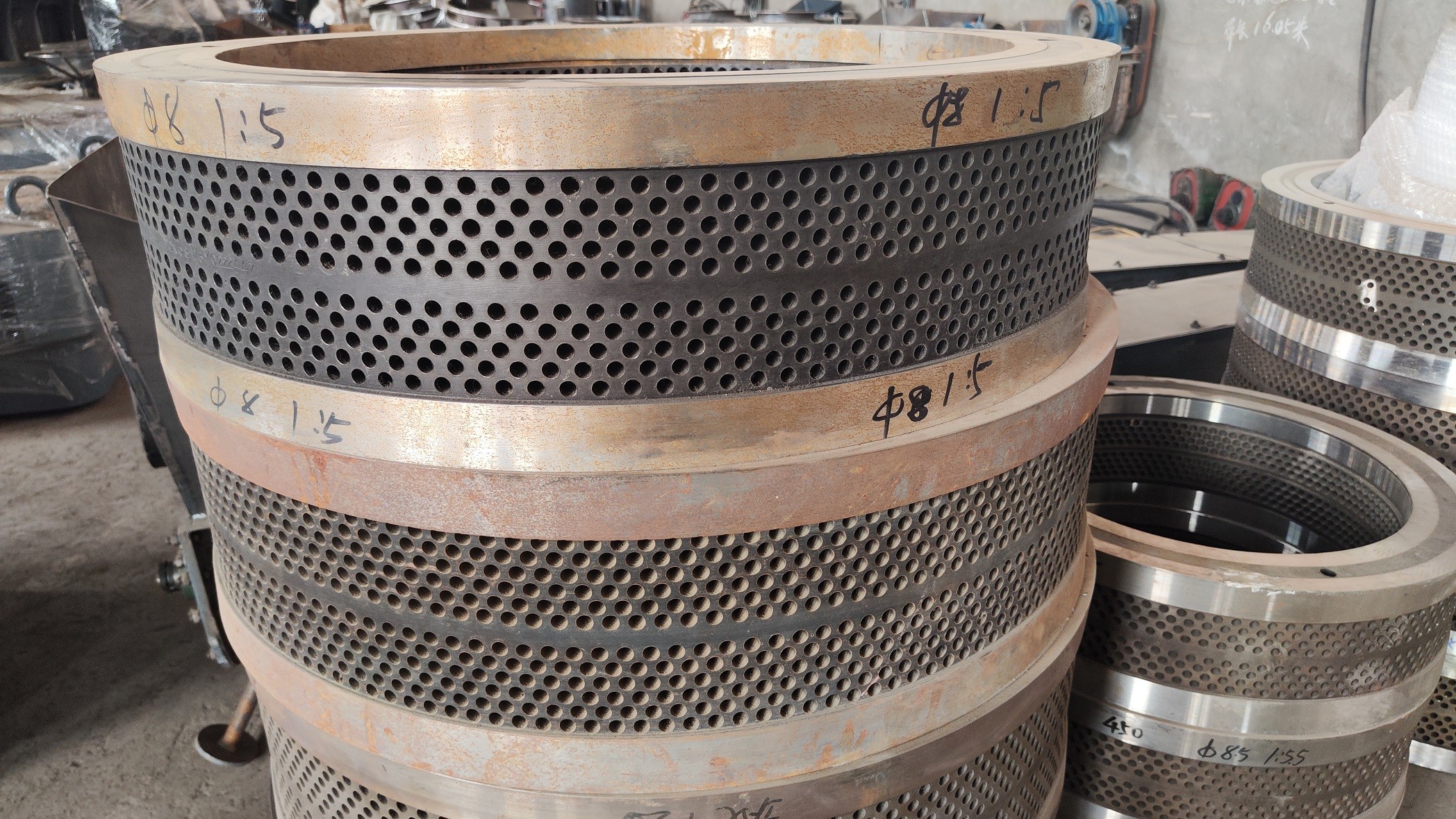 High capacity vertical ring die biomass pellet machine sawdust processing wood pellet machine with CE