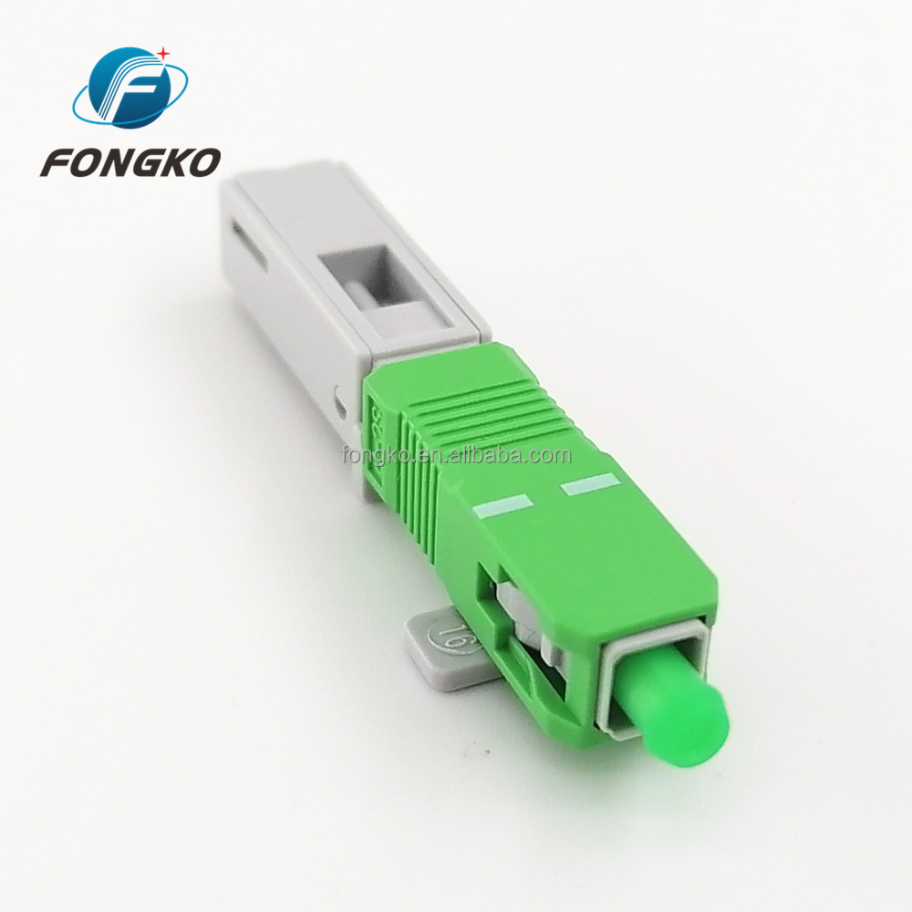 Quick Field Assembly Fiber Optic Fast Connector FTTH SC APC