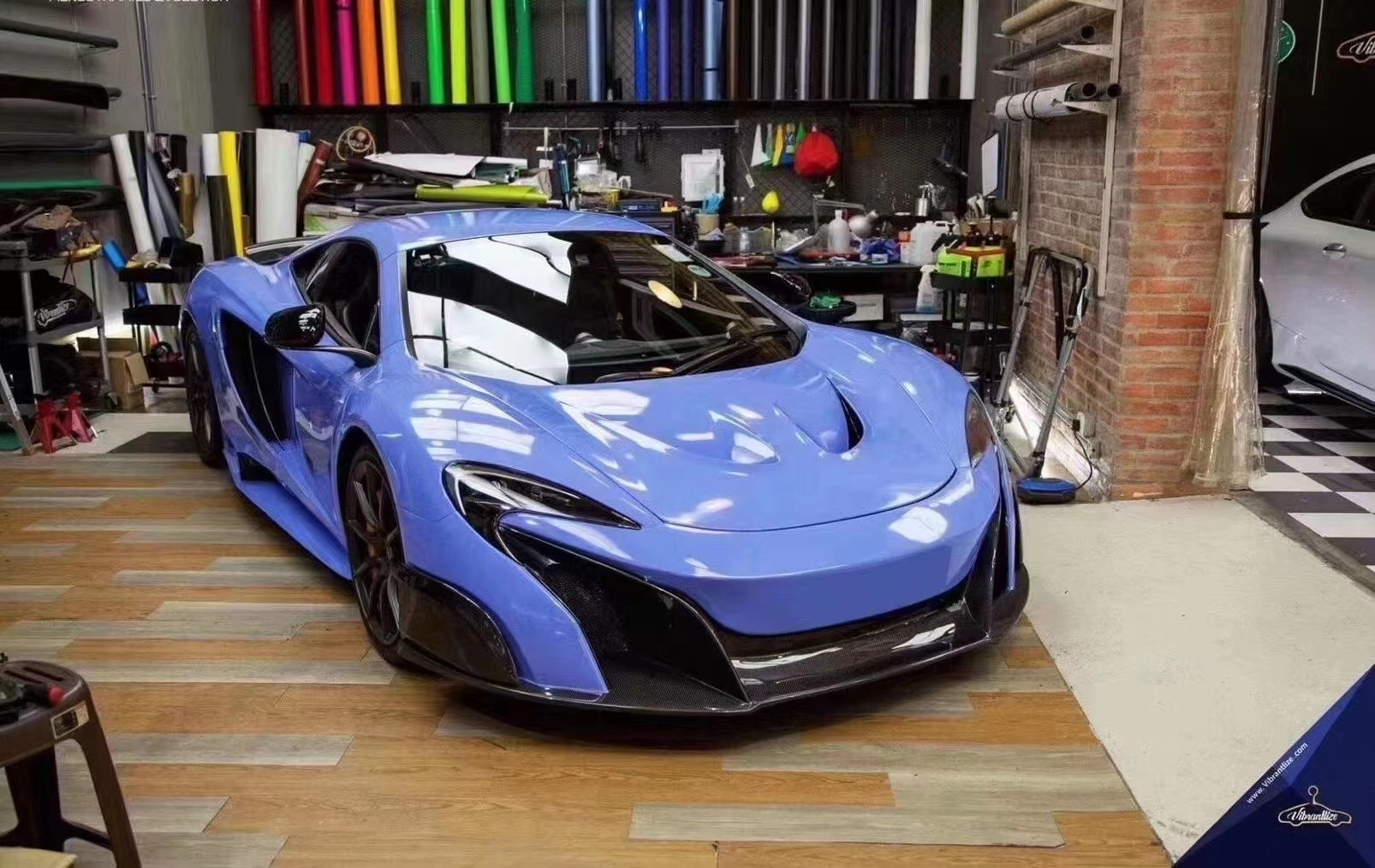 Car Front Bumper Carbon Parts for Mclaren Mp4 12C 625c 650S Upgrade to 675LT Style Body Kit