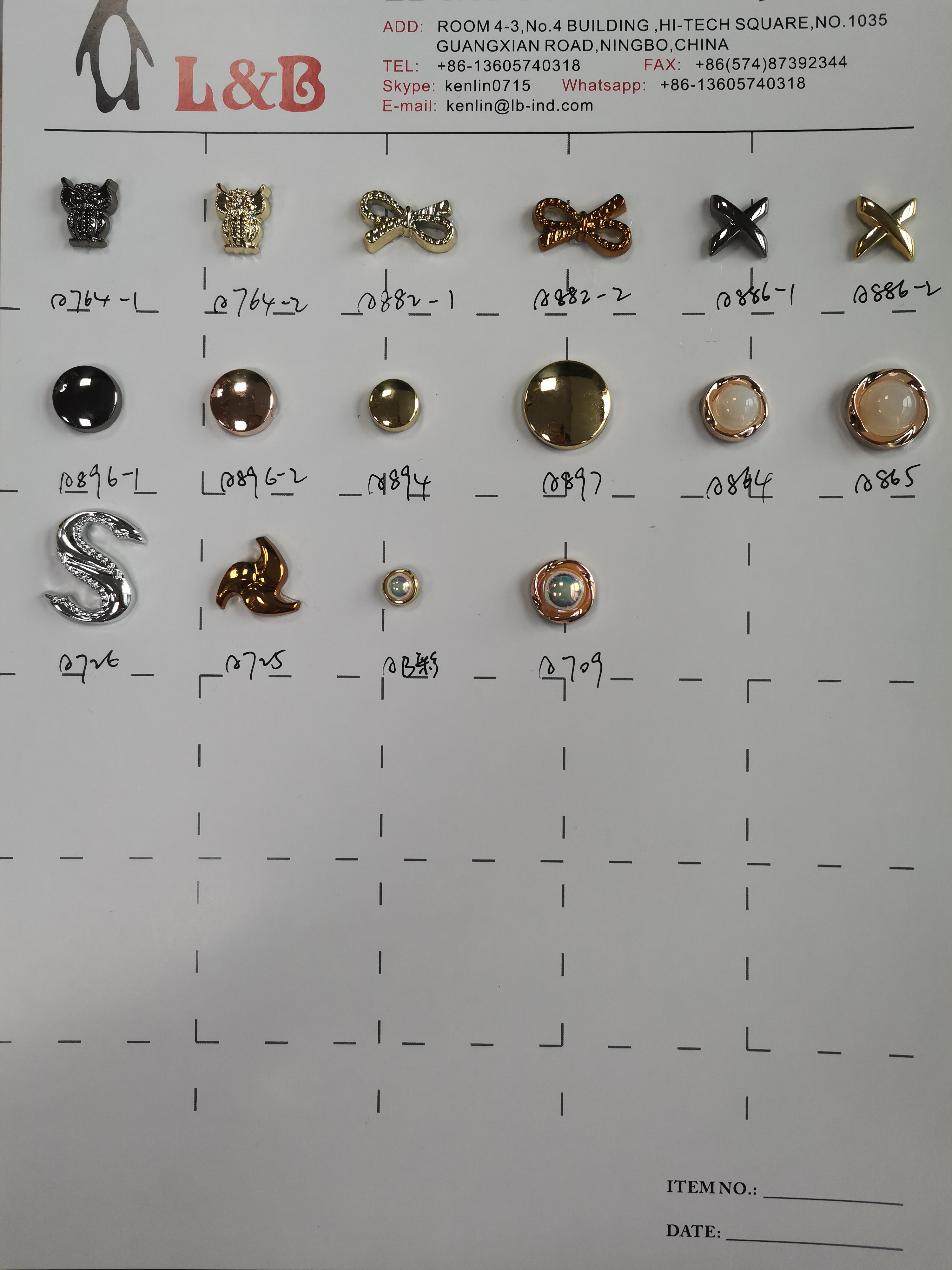 Hot sale shoes /garments decoration rhinestone rivet with nail plastic rhinestone rivet