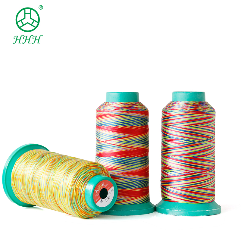 Shoes High Tenacity Rainbow Color Polyester Cotton Embroidery Nylon Sewing Thread OEM ODM
