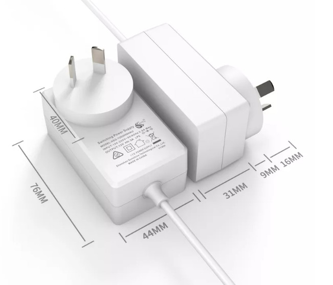 AC 100V-240V Router Power Adapter 1A 1.5A 36W White Black Color