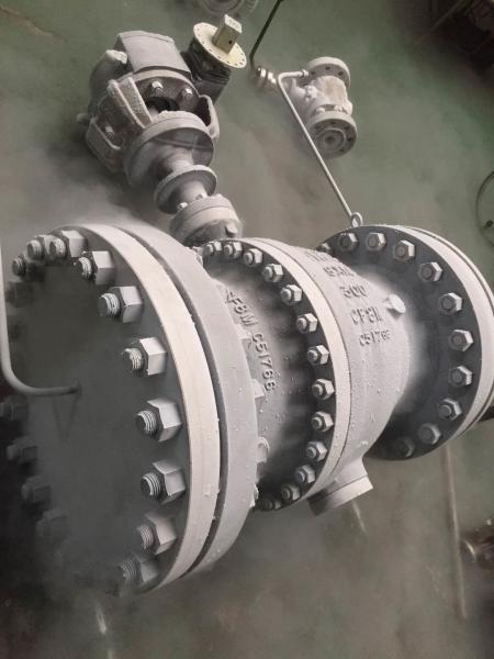 Cast Steel Trunnion Ball Valve Stable Performance And Reliable Sealing