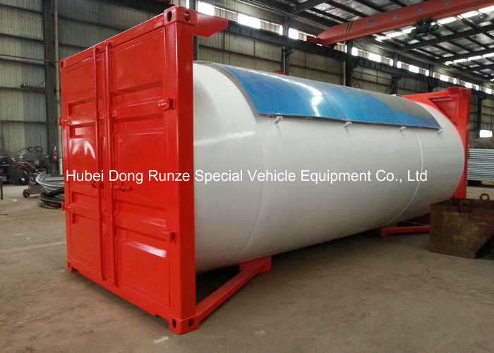 20ft Mobile LPG Gas Tank Container Gas Filling Station 20000L With Filling Dispenser